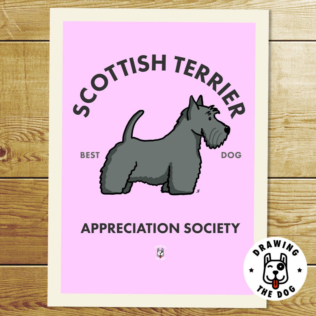 Scottish Terrier Appreciation Society Wall Art Print