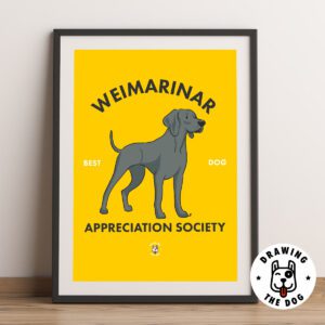 Weimaranar AS Framed