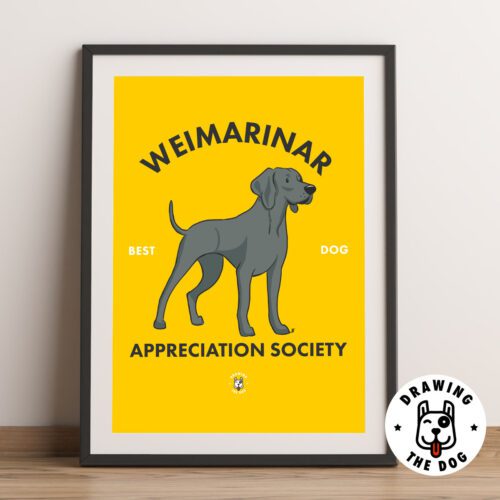 Weimaranar AS Framed