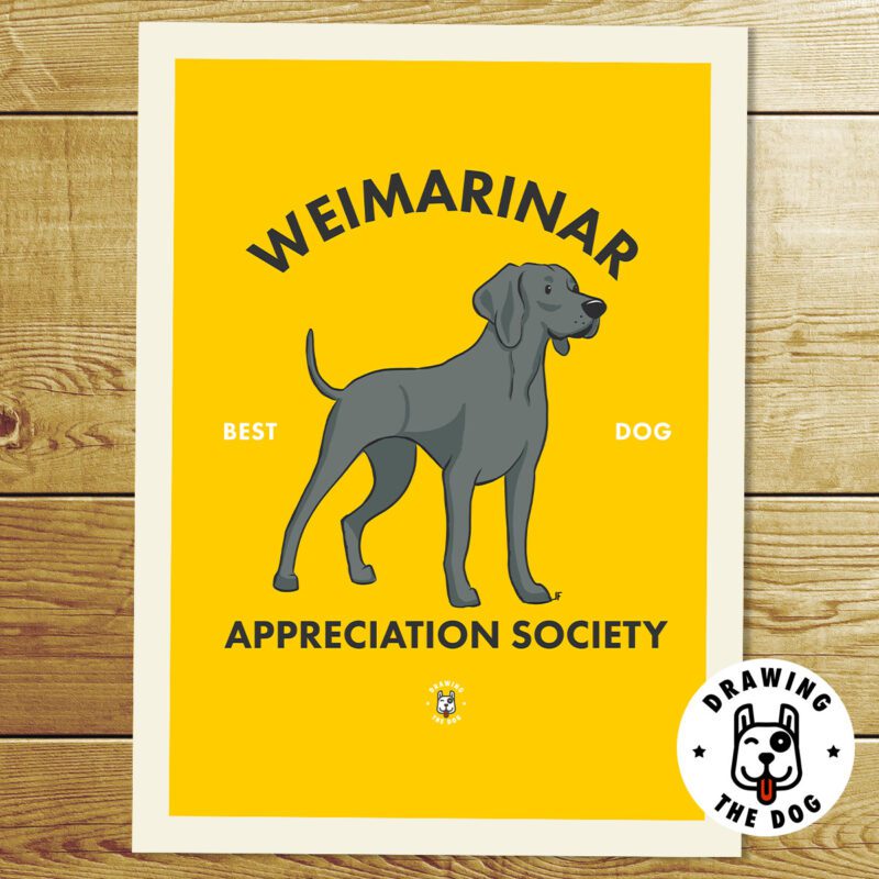 Weimaranar AS Print