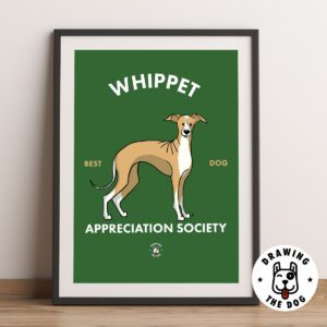 Whippet AS Framed