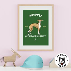 Whippet AS Kids Wall Decor