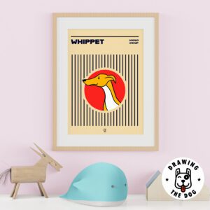Whippet Bauhaus Kids Wall Decor