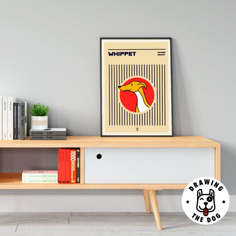 Whippet Bauhaus Living Room Decor