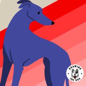 Whippet Stripes Closeup