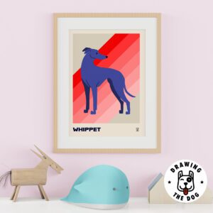Whippet Stripes Kids Wall Decor