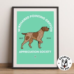 Wirehaired Pointing Griffon AS Framed