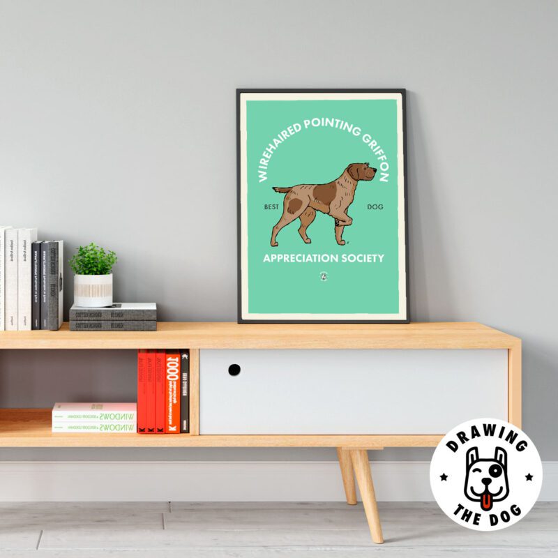 Wirehaired Pointing Griffon AS Living Room Decor