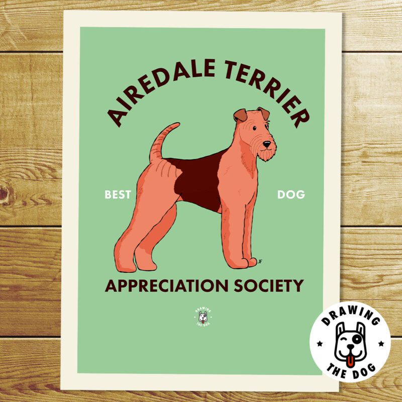 Airedale Terrier AS Print