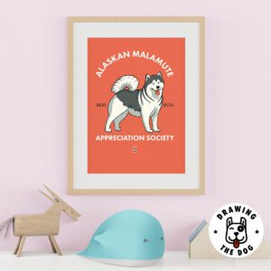 Alaskan Malamute AS Kids Wall Decor