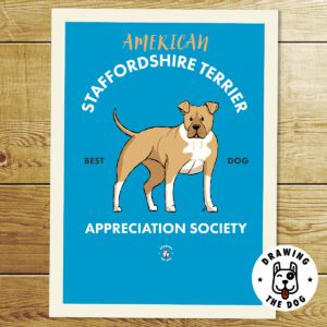 American Staffordshirt Terrier Print
