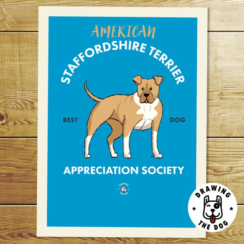 American Staffordshirt Terrier Print