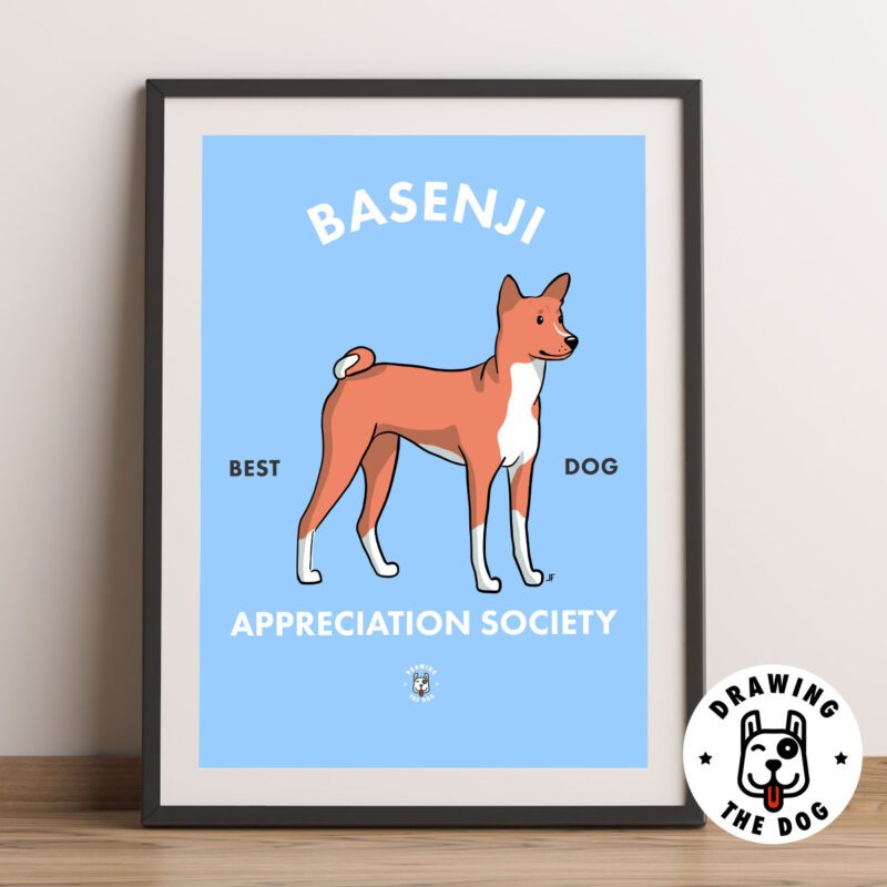 Basenji AS Framed