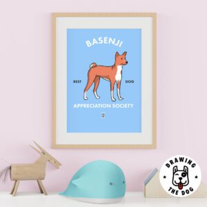 Basenji AS Kids Wall Decor
