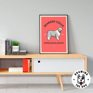 Bearded Collie AS Living Room Decor