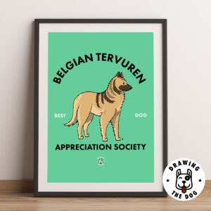 Belgian Tervuren AS Framed