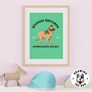 Belgian Tervuren AS Kids Wall Decor