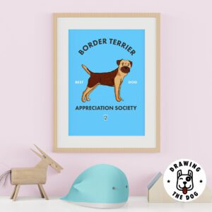 Border Terrier AS Kids Wall Decor