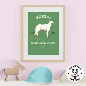 Borzoi AS Kids Wall Decor