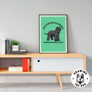 Bouvier Des Flandres AS Living Room Decor