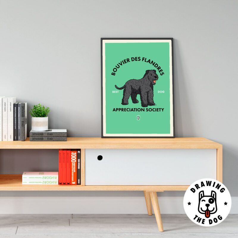 Bouvier Des Flandres AS Living Room Decor