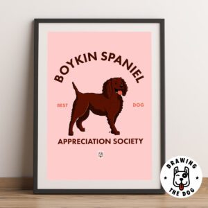 Boykin Spaniel AS Framed