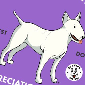 Bull Terrier Appreciation Society Art Print Closeup