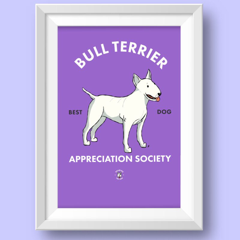 Bull Terrier Appreciation Society Wall Art Featured