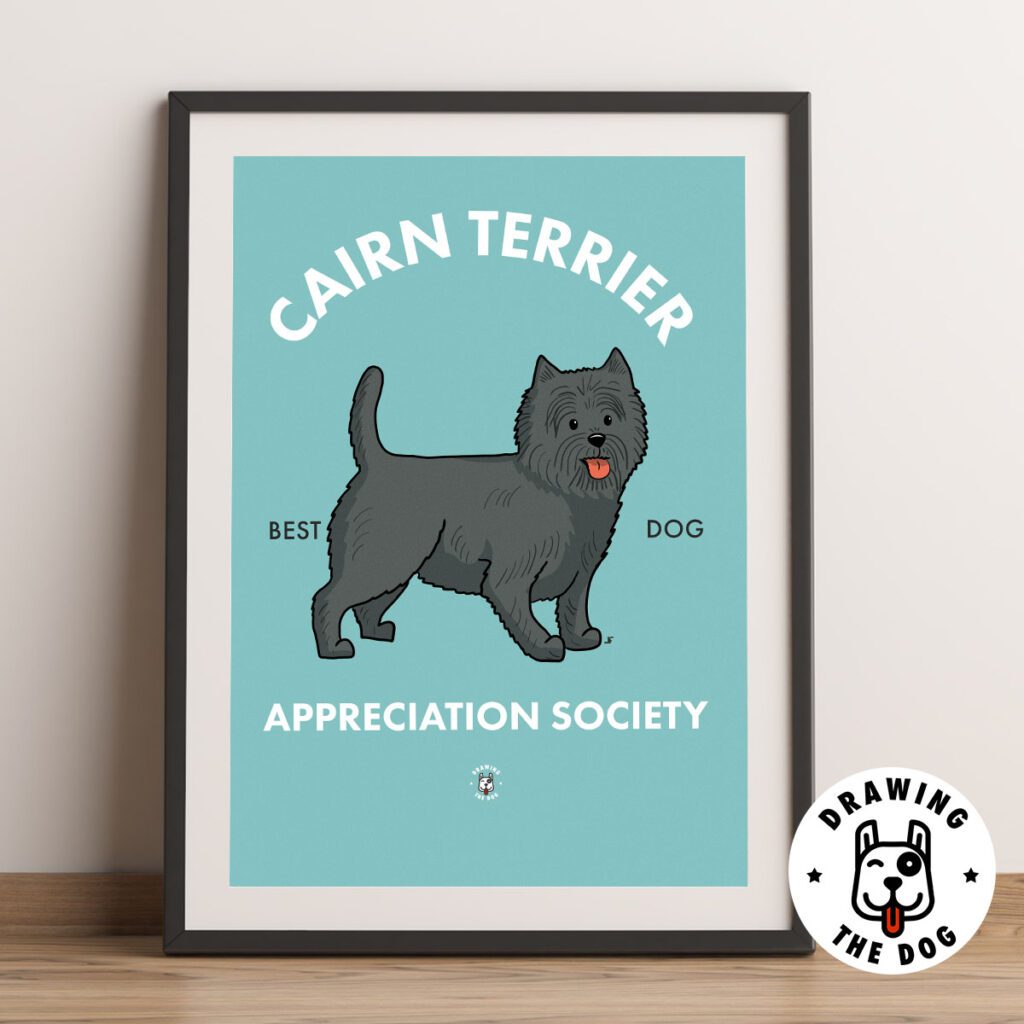 Cairn Terrier AS Framed
