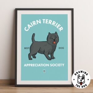 Cairn Terrier AS Framed