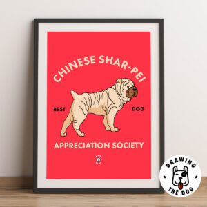 Chinese SharPei AS Framed