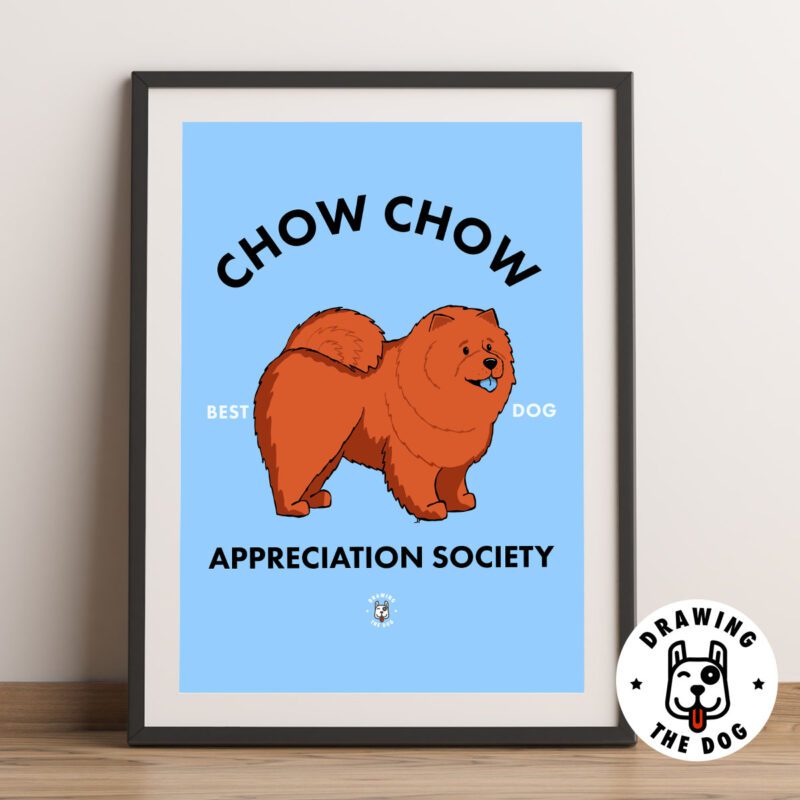 Chow Chow AS Framed