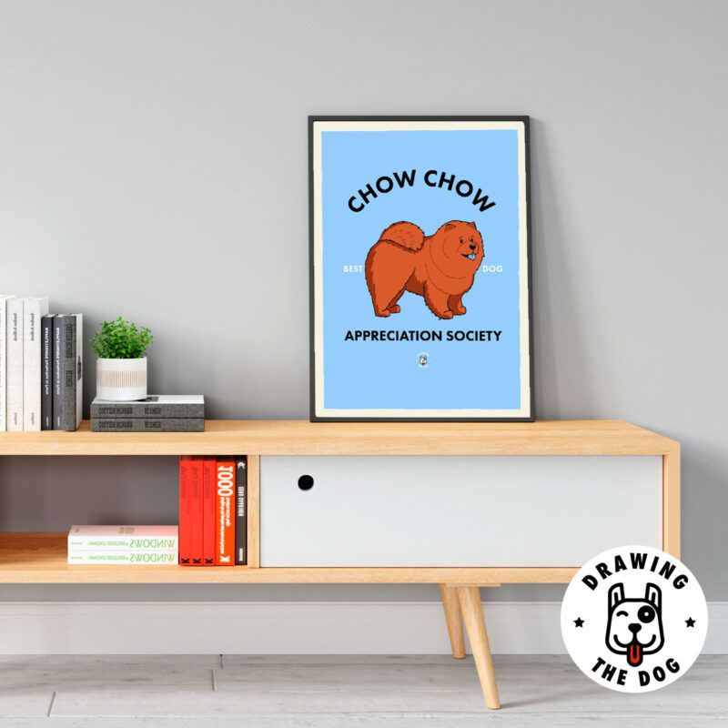 Chow Chow AS Living Room Decor