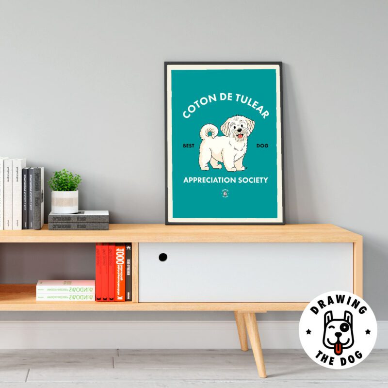 Coton De Tulear AS Living Room Decor