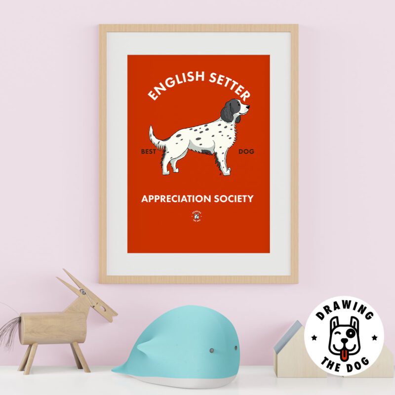 English Setter Kids Wall Decor