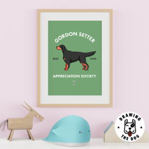 Gordon Setter AS Kids Wall Decor
