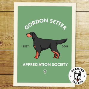 Gordon Setter AS Print