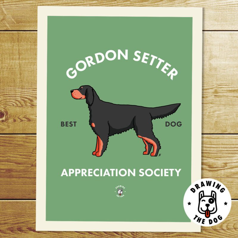 Gordon Setter AS Print