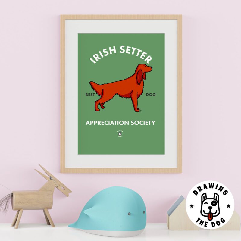 Irish Red Setter Kids Wall Decor