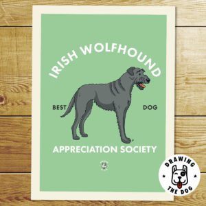 Irish Wolfhound AS Print