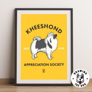 Kheeshond AS Framed