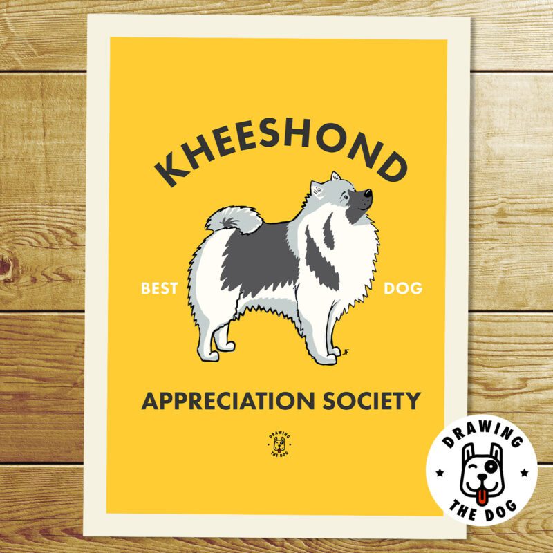 Kheeshond AS Print