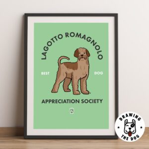 Lagotto Romagnolo Framed