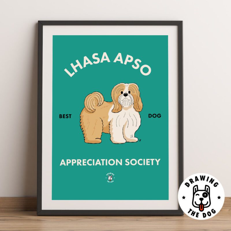 Lhasa Apso AS Framed
