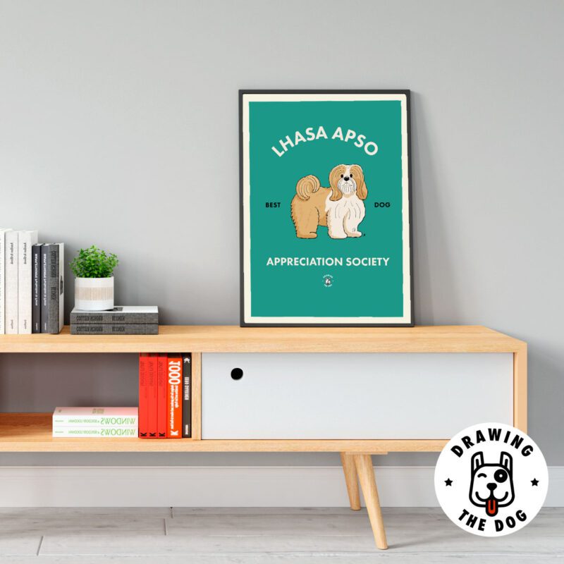 Lhasa Apso AS Living Room Decor