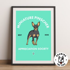 Miniature Pinscher AS Framed