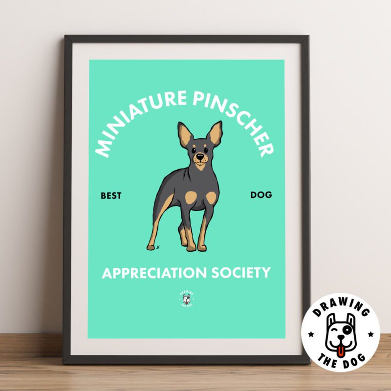 Miniature Pinscher AS Framed