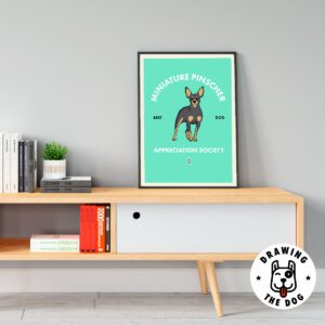 Miniature Pinscher AS Living Room Decor