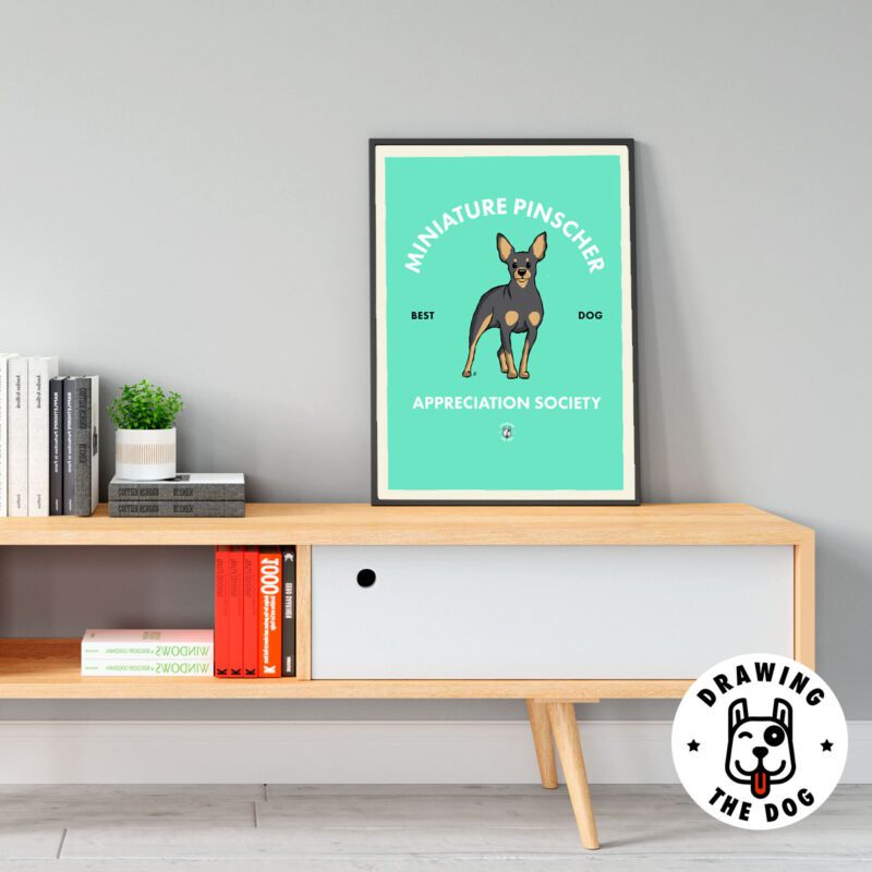 Miniature Pinscher AS Living Room Decor