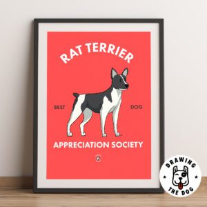 Rat Terrrier AS Framed